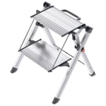 Hailo Trappstege med 2 steg Mini Comfort 45 cm aluminium 4310-100