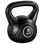 Yaheetech Kettlebell Variété de Poids 6/8/10/12/16/20 kg Fitness de Musculation à Domicile ou Gym pour Femmes et Hommes Sports Kettlebells 8kg