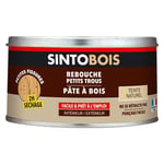 Pâte à bois rebouche petits trous Sintobois teinte bois naturel 250g