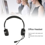 Binaural Headset Office Headset With Mic And Audio Control For 3.5Mm Connector A