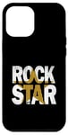 Coque pour iPhone 12 Pro Max University Varsity-Gold Rock Star Varsity-Gold