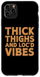 Coque pour iPhone 11 Pro Max Cool Locs Mélanine Art pour femmes filles africaines dreadlocks locd