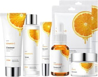 Vitamin C Serum for Face Skincare Set - Vitamin C Serum for Anti Oxidantion Hyd