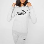 Puma Women's Ess Logo Hoodie - Grey / Size 8