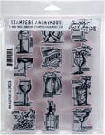 Tim Holtz - Stampers Anon Cling RBBR Lot de mini tampons Multicolore Taille unique