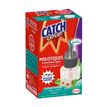 Catch Expert Moustiques – Diffuseur électrique Eucalyptus & Menthe Répulsif – Insecticide anti-moustiques – Action rapide & longue durée 45 nuits – 1 diffuseur plus 1 recharge incluse