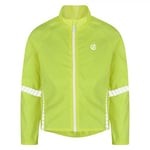 Regatta Boys Dare 2B Childrens/Kids Cordial Reflective Cycling Shell Jacket - Yellow - Size 11-12Y