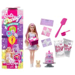 Barbie Party Unboxed Pet Birthday Dukke - Birthday Bows