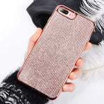 Rhinestone Case for iPhone 12 Pro 11 XS Max XR X Cover Fashion Glitter Soft Cases,For iPhone 11Pro|Rose gold