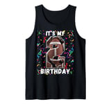 It's My 2nd Birthday Football 2 Year Old Boy Girl Tank Top