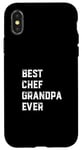 Coque pour iPhone X/XS Meilleur chef de tous les temps Chef Cook Papy Old Grandpa Cooking