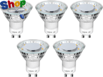 GU10  LED  Bulbs  Warm  White  2700K ,  4W  325Lm  Spot  Light  Bulbs ,  50W  Ha