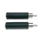 Stagg AC-PFCMH Jack(F) to RCA(M) Adapter (2pcs)