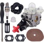 C1M-S267A FS56RC Kit de carburateur pour coupe-herbe Stihl FS40 FS50 FS56 FS70 FC56 FC70 HT56 HT56C KN56 Débroussailleuse Carburateur Remplace