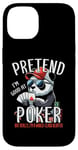 Coque pour iPhone 14 Poker Panda Jeu de cartes à jouer Panda