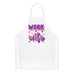 Work Wife Chefs Apron Love Joke Valentines Day Birthday Funny Gift Cooking