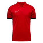 Nike Piké Dri-FIT Academy 25 - Röd/Svart/Vit Barn, storlek L: 147-158 cm