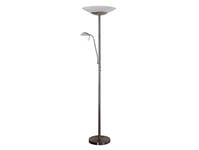 Lindby - Ragna LED Gulvlampe Nickel