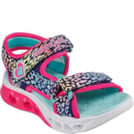 Skechers Girls Flutter Heart Lights Ombre Sandals - 13 UK Child