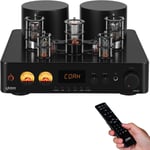 Juson Audio JTA100 Amplificateur à Tube sous Vide 200 W Hybride intégré avec BT 5.0 Optimal AUX RCA entrée Phono et Sortie Casque 2.1CH Class AB HiFi Home Audio pour Tourne-Disque