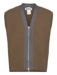 Hope Merino Wool Sweater Vest Khaki Green