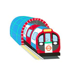 London Tube Mini Wooden Puzzles - My First Puzzles, Jigsaw Puzzle Games with Train & Cars - Educational Toys For 1 Year Old + Toddler, Montessori Early Development & Activity Toys by Orange Tree Toys