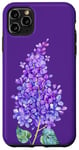 Coque pour iPhone 11 Pro Max Lavande, violet, rose, fleurs florales, botaniques