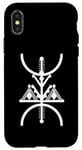 Coque pour iPhone X/XS Motif de la culture berbère - Algérie Maroc Tunisie