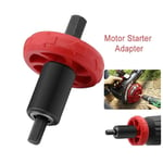 Moteur électrique de tondeuse à gazon, démarreur de saut, facile à démarrer, adaptateur de moteur de foret pour outils de jardin, outil adaptateur de coupe-chaîne