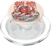 Takoyaki Attack Octopus Kaiju Food Squid Wave Japanese Snack PopSockets PopGrip for MagSafe