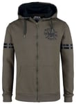 Star Wars Mandalore Bounty Hunter Hooded zip green