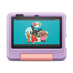 Amazon Fire 7 Kids tablet | 7" display, ages 3–7, 32 GB, Purple