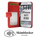 Skimblocker Wallet iPhone SE (2nd Generation) Röd G661