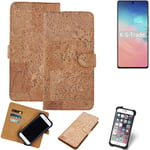 Walletcase for Samsung Galaxy S10 Lite Cork Case Cover bookcover