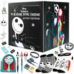 Disney The Nightmare Before Christmas Advent Calendar 2024 Women Teens, Countdown Calendar with Stationery (Black/Multi)