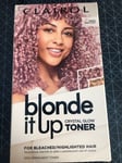 Clairol Blonde It Up Crystal Glow Toner Sheer Amethyst Hair Colour Toner