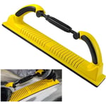 Professionnelle Jaune Cale a Poncer Main, Ponceuse Platre, Ponceuse à Main, 70 x 400 mm Outil de Ponçage Manuel, Utilisé pour le Polissage et le