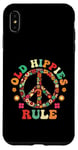 Coque pour iPhone XS Max Old Hippies Rule Hippie Vintage Costume Hippy Travel Fan