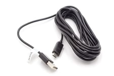 vhbw Câble USB vers Micro USB, 3 m, noir, compatible avec Sony SRS-BTS50, SRS-XB2, SRS-XB3, SRS-XB10, SRS-XB20, SRS-XB21