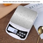 White Electric Kitchen Food Baking Scale 0.1g High Accuracy ABS Electronic Flat