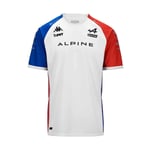 Maillot Kombat Alpine France Bwt Team Alpine F1 Blanc Homme