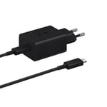 Samsung USB-C-lader 45W T4510 med USB-C-kabel - svart