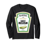 Sweet Relish DIY Halloween Costume Condiment Green Pickle Long Sleeve T-Shirt