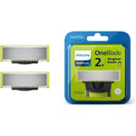 Philips OneBlade Ersättningsblad 2-pack passar alla OneBlade-handtag (modell QP220/50)