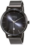 O.W.L Men's Analogue Japanese Quartz Watch with Stainless Steel Strap W9MK