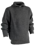 Pull De Travail Col Montant Zippé - Homme - Hk330 - Gris