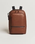 TUMI Harrison Bradner Leather Backpack Cognac