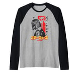 Star Wars Boba Fett Kanji Helmet Raglan Baseball Tee