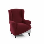 SOFASKINS® Housse de Fauteuil 1 Place, Housse de canapé à Oreilles Super élastique, avec Design Exclusif, Respirante et Durable, Facile à Installer. Dimensions : 70-110 cm. Couleur Bordeaux