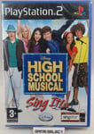 High School Musical Sing Italien! sony PS2 PLAYSTATION 2 Pal Italien Neuf Scellé